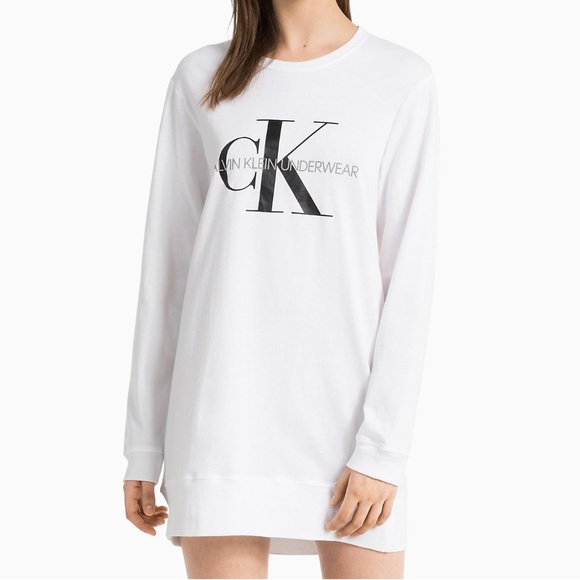 Calvin Klein Other - ✖️SOLD✖️Calvin Klein Cotton Logo Sleep Long Shirt